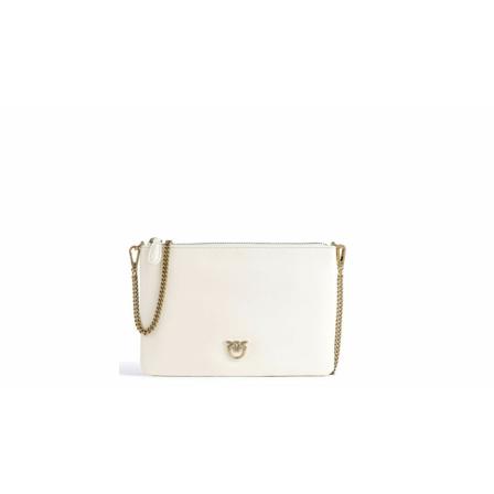 Pinko, Cross Body Bags Wit, Dames, Maat:ONE Size