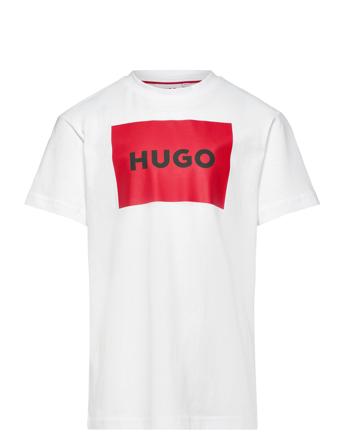 Hugo Kids Short Sleeves Tee-Shirt Vit