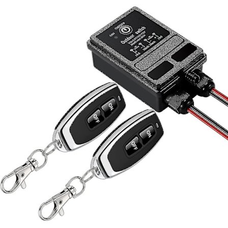 Langaton kytkin, Rf Dc 12v/24v/48v/72v kaukosäädinkytkin, 40A rele, 100m pitkä johdinsarja.