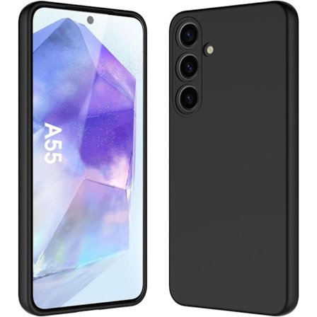 Samsung A55 Matt Svart Skal
