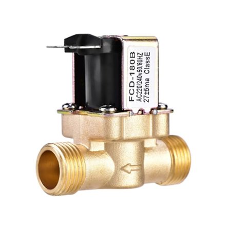 Vandventil 1/2" AC 220V Normalt Lukket Elektrisk Magnetventil