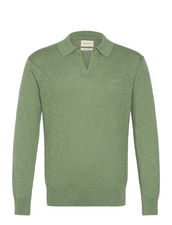 Linen Blend Polo Green GANT