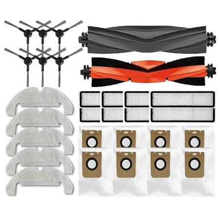 Tillbehör för Dreame D9 Plus Bot D10s Plus Robotdammsugare Reservdelar Huvudborstar Sidoborstar Moppdukar H