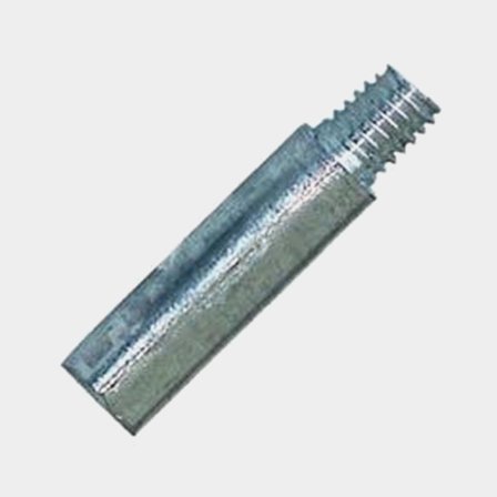 Polipodio Anod zink för kylvatten Cummins motorer, diameter 16 mm, längd 45 mm med gänga 3/8 tum, grå zinkfärg