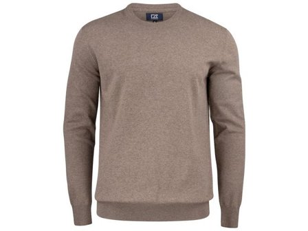 CUTTER & BUCK Tröja Oakville nougatmelange 3XL - Lyreco - Yrkeskläder > Uniform > Stickat
