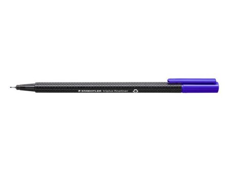 Staedtler Fineliner Triplus 334 tunn spets blå - Lyreco - Kontorsmaterial - Pennor - Finelinerpennor