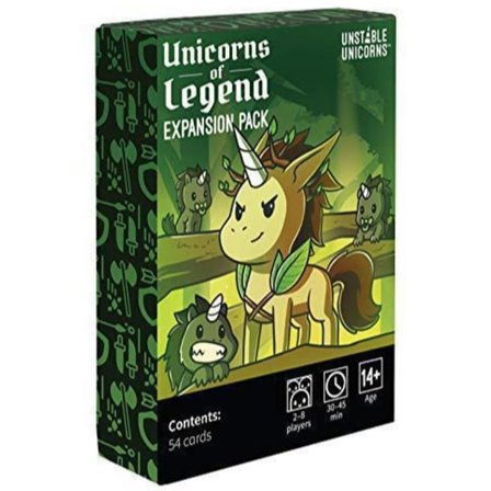 Unstable Unicorn Adventures udvidelsespakke - Designet til at blive tilføjet til dit Unstable Unicorn kortspil Legend udvidelse