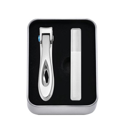 Rustfrit tåneglesaks i rustfrit stål til tykke negle med negledokumenter