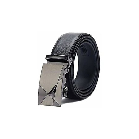 Säädettävä nahkavyö miehille musta 120cm Herrbälte Säädettävä[YJD]