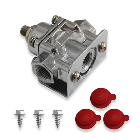 Bilförgasare Bränsletrycksregulator 3/8 tum NPT Inlopp/Utlopp för 12-804 Bilmodifierade Tillbehör