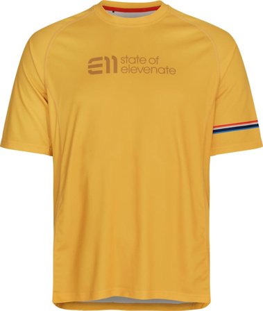 Elevenate Men's Allmountain Tee Men Short sleeved fitness sweater Yellow S