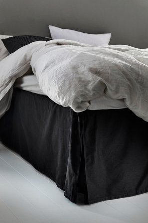 Jotex - Sengekappe 45 Cm - Økologisk Svart - COLOUR - Kjøp Sengekapper hos Jotex