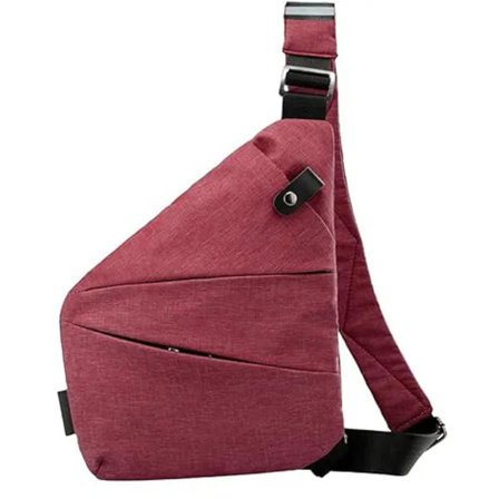 Tyverisikret Crossbody-taske til personlige ejendele, Rejsetaske Anti-tyveri Cross Body-taske, Slingtaske (Rød) rød