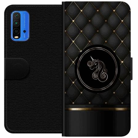 Xiaomi Redmi Note 9 4g Plånboksfodral Luxury Unicorn