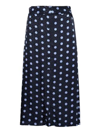 Nubell Skirt Polvipituinen Hame Sininen Nümph