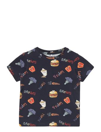 Nmmken Ss Top T-shirts Short-sleeved Sininen Name It