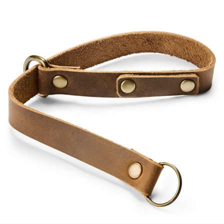 Camera Wrist Strap | Brown Vintage Leather for Men