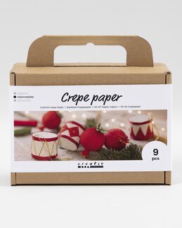 Kreativt kit Crepepapir Jul - Creativ Company