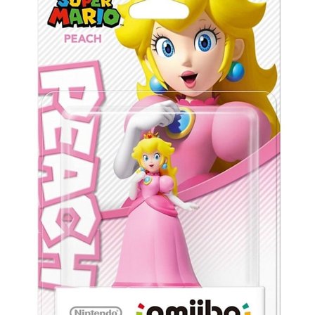 Nintendo-hahmo Amiibo Peach Super Mario Collection WiiU Switch 3DS UUSI ALKUPERÄINEN KLB