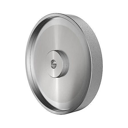 CBN Slibeskive, 8 tommer Dia x 1 tomme Bred x 5/8 tommer Hul til Slibning af Trædrejeværktøj, Bænkslibere (600 Korn)-WELLNGS