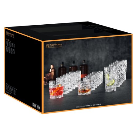 Nachtmann Bossa Nova Barsett 18-pakning' - 'Transparent