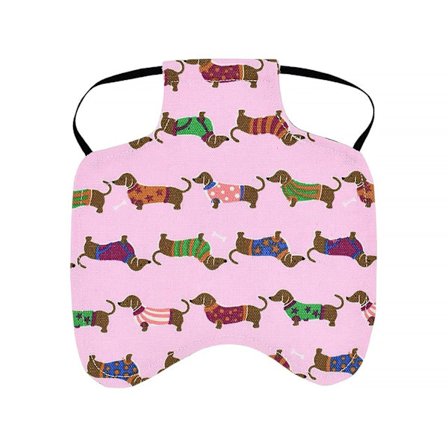 Fjærkrekylling Sal Apron, (Dachshund) Kylling Sikkerhetsvest, Dobbel Tykkelse Hønse Sal Apron for Fjærkre Rygg og Vingebeskyttere