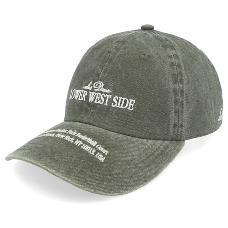 Les Deux - Green - unconstructed - Cap - West Side Duffel Bag Dad Cap - Hatstore