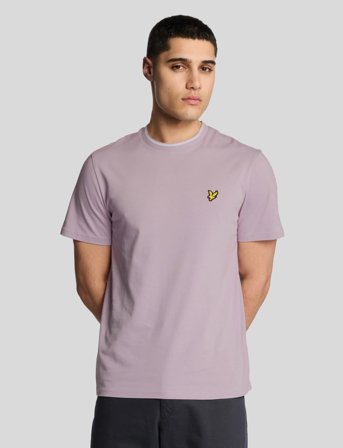 Lyle & Scott Tipped T-Shirt - Pink - L