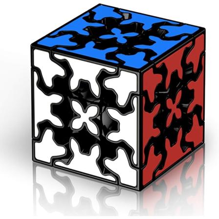Gear 3x3x3 magisk terning med tredimensionelt gearstruktur, inte