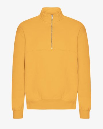 Organic Quarter Zip - Burned Yellow