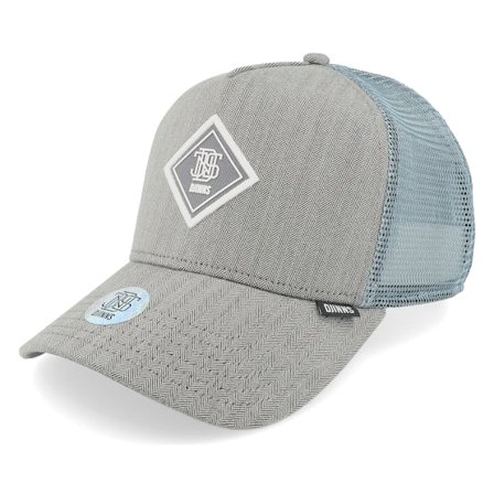 Djinns - Grå trucker Caps - Hft Cap Fine Herringsbone Grey Trucker @ Hatstore