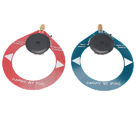 2 st Donut AM och SW Antenn Ersättning AM Loop Antenn Inomhus Kortvågsradioantenn för Hemstereo Mottagare FM Radio