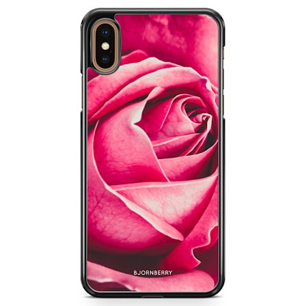 Bjornberry Skal iPhone XS Max - Röd Ros