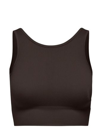 Onpjaia Life Un Sl Seam Short Top Noos Brown Only Play