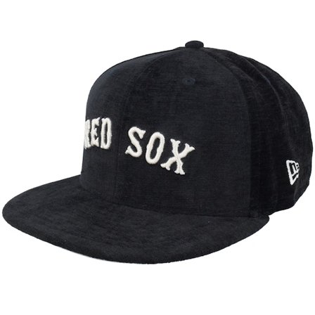 New Era - Negro fitted Gorra - Boston Red Sox 59FIFTY Day Black Velvet Fitted @ Hatstore