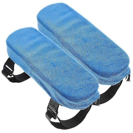 2 stk. Armlænspude til kontorstol, bløde armpuder med høj densitet til kontorstol, gamingstol, kørestol, komfortabel og stilfuld albuepude [D]