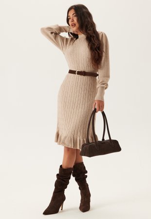 ONLY Onlnadia Ls Cable Dress Cs Knt Klær