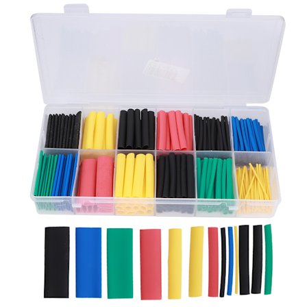 280 stk. Assorteret varmekrympeslange, ledningsisoleret kabelslange til RC modelbil drone