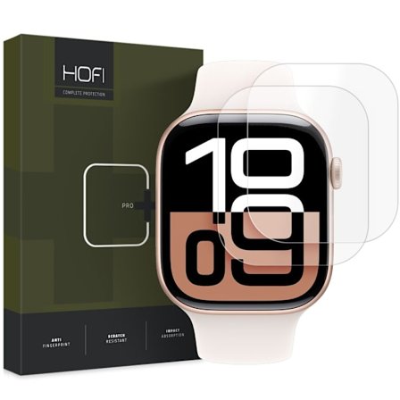 HOFI Apple Watch 11/10 42 mm 2-PACK Skärmskydd Pro+ HydroFlex