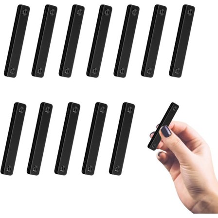 12 Magnetiske Myggenetclips Sorte Vinduer Hjem Vindue