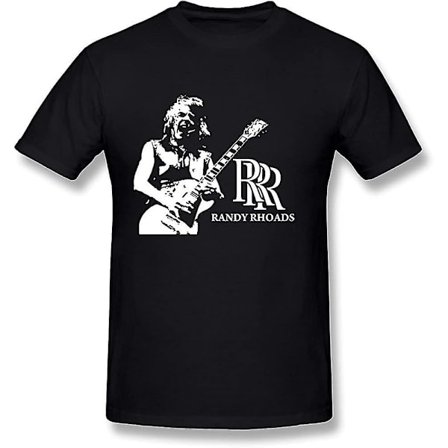 Rantop R.i.p Randy Rhoads Herr T-shirt Svart