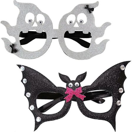 Andre Dekorationer til Jul Halloween Briller, Stil Assorterede Sjove Halloween Briller, Halloween Cosplay Maskerade Fotorekvisitter til Festartikler