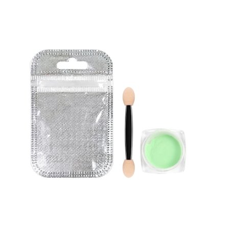 6 färger nagelkonst fluorescerande pulver damm manikyr dekoration #02