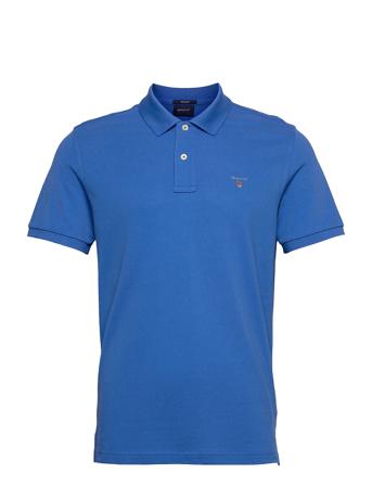Original Pique Ss Rugger Blue GANT