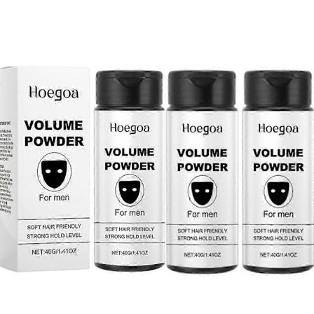 BlackMask Products Hårstylingpudder, Volumgivende teksturpudder for menn, gir umiddelbart tekstur og volum, matt finish, sterkt hold