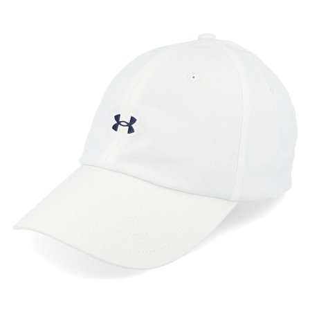Under Armour - Wit unconstructed Cap - Women's Driver96 White Dad Cap @ Hatstore