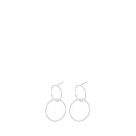 Pernille Corydon Örhängen, Double Earrings Örhängen Dam Silver ONESIZE