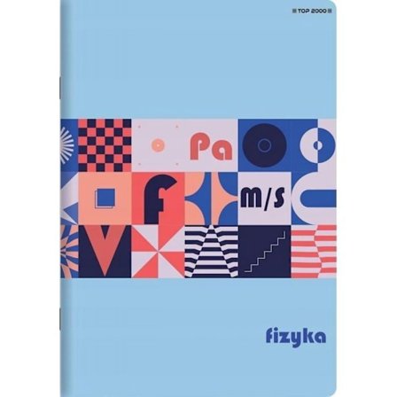 Anteckningsblock - Top 2000 Anteckningsbok A5/60K rutigt Fysik (10 stycken) TOP2000