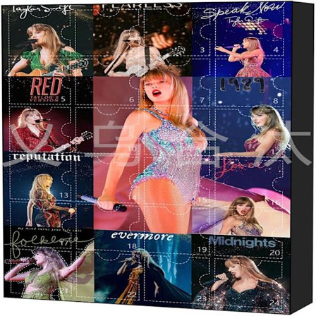 Ny Taylor Swift Adventskalender med 24 dukker og nøkkelringer - overraskelses blindboks Taylor 3 Taylor 3 Taylor 3[HK]