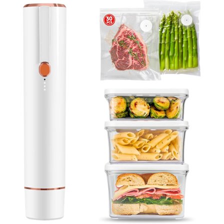 2025 Siste Modell Vakuumforsegler, Vakuumforsegler for Mat Kompakt Håndholdt Vakuumforseglingsmaskin, Forseglingsmaskin for Mat Bærbar Matforsegler (